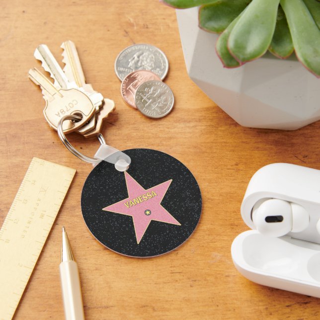 A Star with Your Name on it! Keychain (Desk)