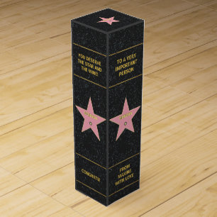 A Star with Your Name on it! Wine Box