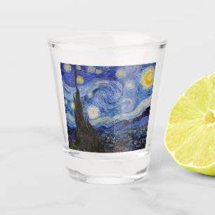 A Starry Night: Saint Remy by Vincent Van Gogh Shot Glass