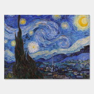 A Starry Night: Saint Remy by Vincent Van Gogh Sign
