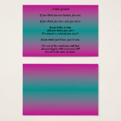 A State of Mind (Front & Back)