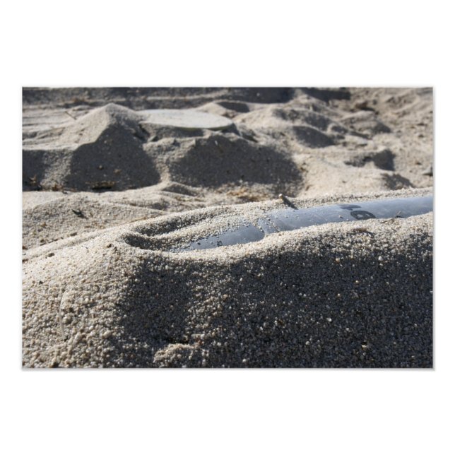 A static display of an ordnance shell photo print (Front)