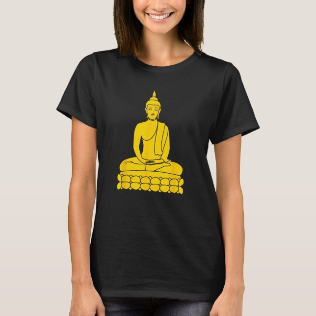 A statue of Buddha T-Shirt (Front)