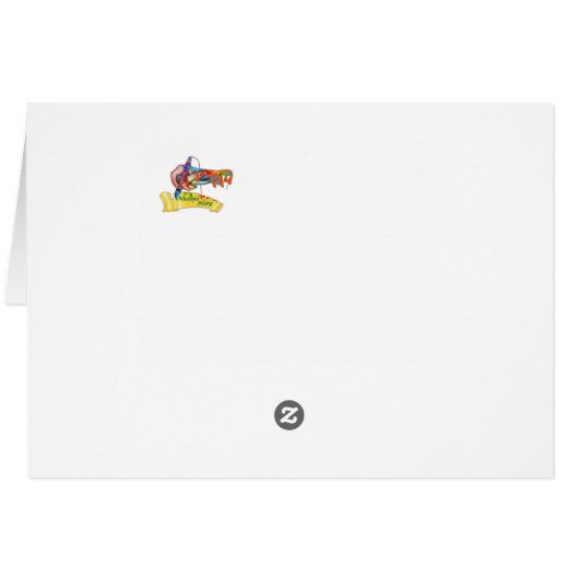 A Stay in touch note card (Back Horizontal)