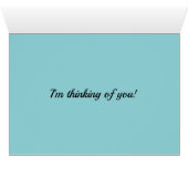 A Stay in touch note card (Inside Horizontal (Bottom))