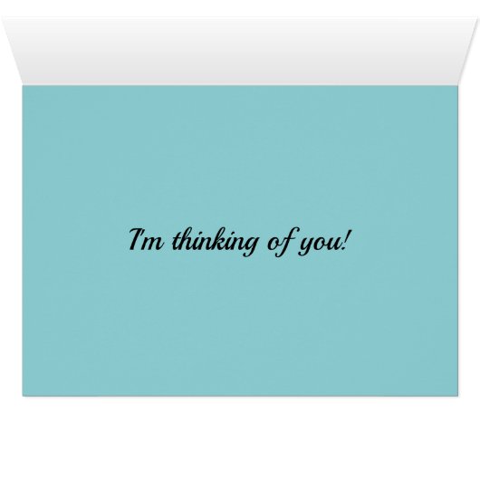 A Stay in touch note card (Inside Horizontal (Bottom))
