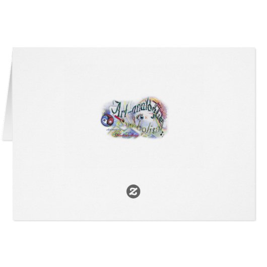 a Stay in touch note card (Back Horizontal)