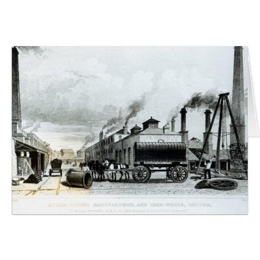 A Steam-Engine Manufactory and Iron Works Cards (Front Horizontal)