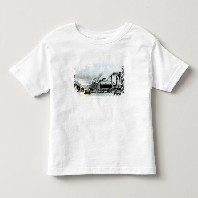 A Steam-Engine Manufactory and Iron Works Toddler T-shirt (Front)