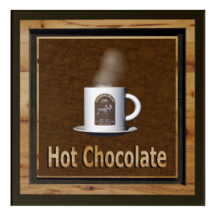 A Steaming Cup Of Hot Chocolate Acrylic Print