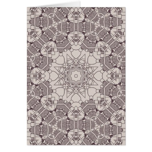 A Steampunk Mandala Diagram Cards (Front)