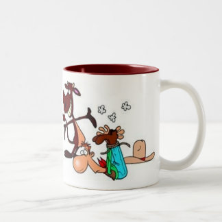 A Steer's Revenge Two-Tone Coffee Mug