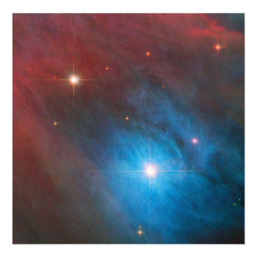 a Stellar Duo in Orion Nebula Photo Print