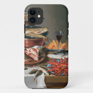 A Still Life of a Fish, Trout and Baby Lobsters, 1 iPhone 11 Case