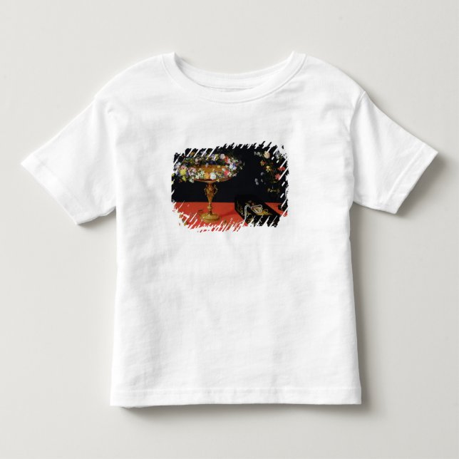 A Still Life of a Tazza with Flowers Toddler T-shirt (Front)