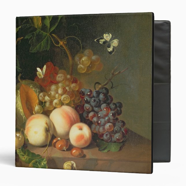 A Still Life on a Marble Ledge 3 Ring Binder (Front/Inside)