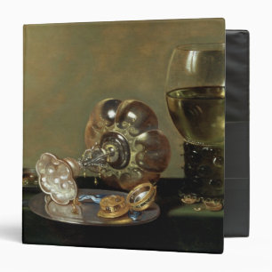 A still life with glass of wine binder