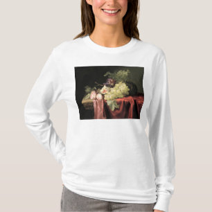 A still life with grapes, plums T-Shirt