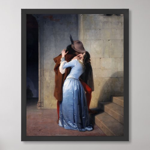 A Stolen Moment A Kiss Through the Ages Framed Art
