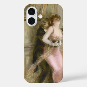 A Stolen Moment by Albert Guillaume Romantic Art iPhone 16 Case