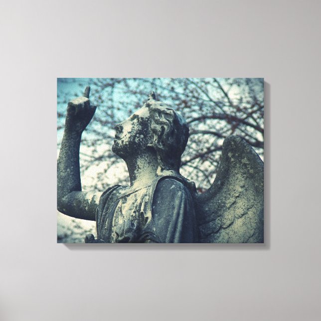 A Stone Angel Canvas Print (Front)