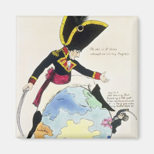 A Stoppage to a Stride over the Globe, 1803 Magnet