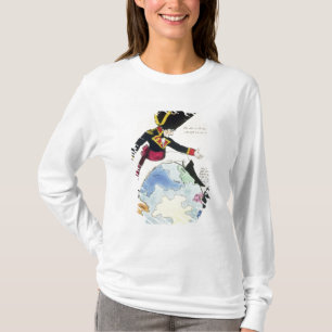 A Stoppage to a Stride over the Globe, 1803 T-Shirt