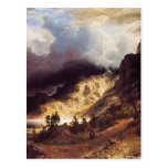 Albert Bierstadt Storm in The Mountains Postcard | Zazzle