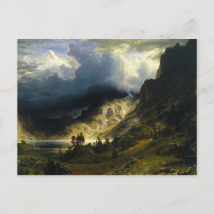 A Storm in the Rocky Mountains, Mount Rosalie Postcard