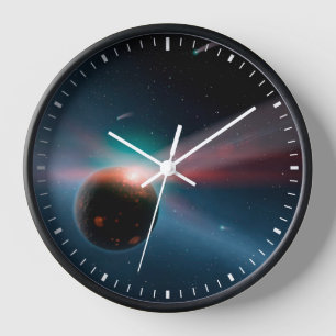 A Storm Of Comets In The Eta Corvi System. Clock