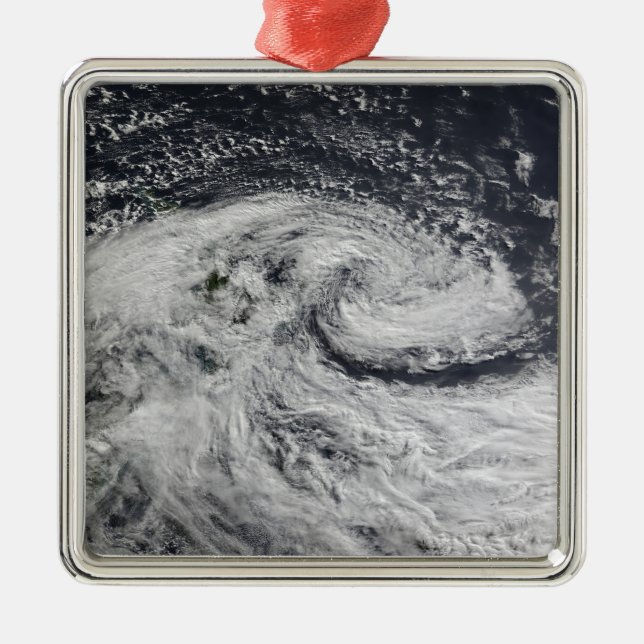 A storm over new Zealand Metal Ornament (Front)