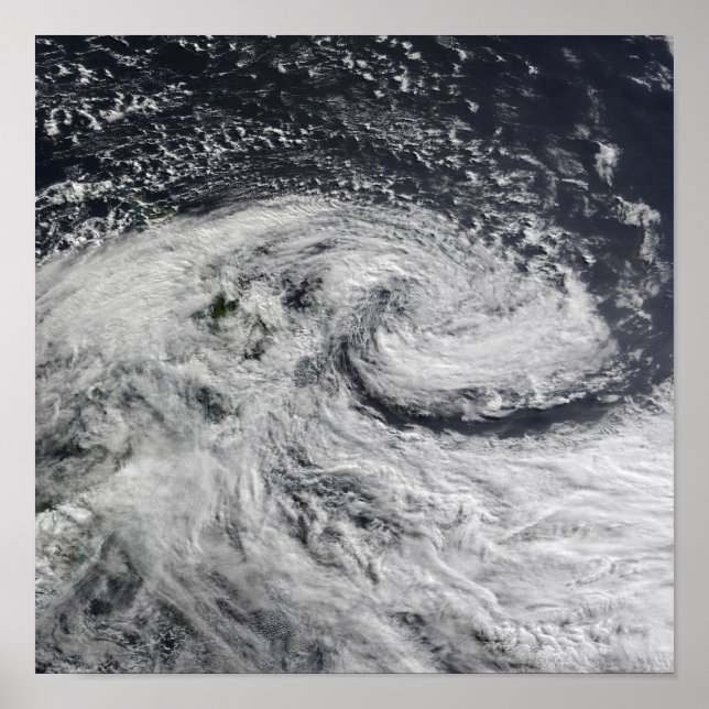 A storm over new Zealand Poster (Front)