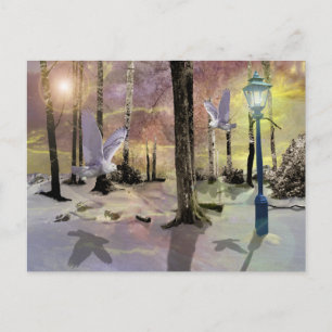 A Story book Christmas Holiday Postcard