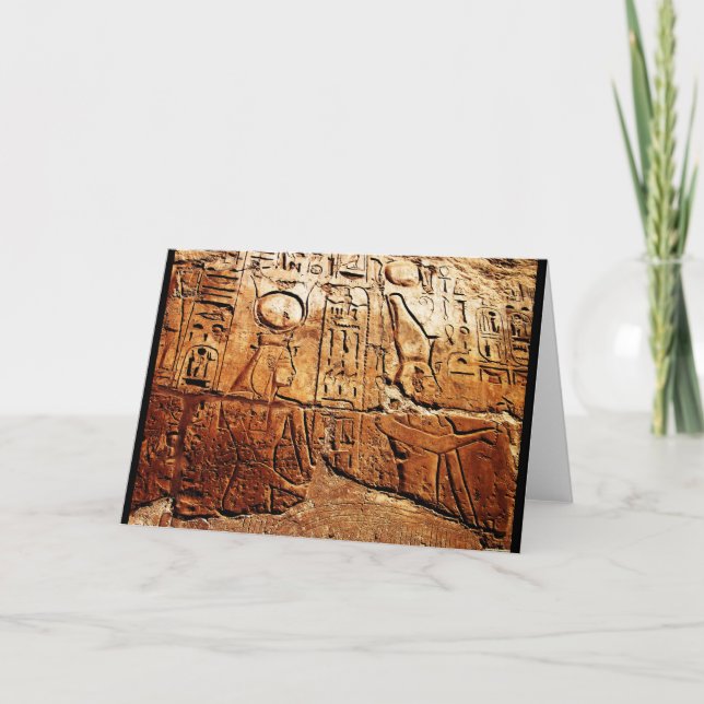 "A Story in Egypt" JTG Art Greeting Card (Front)