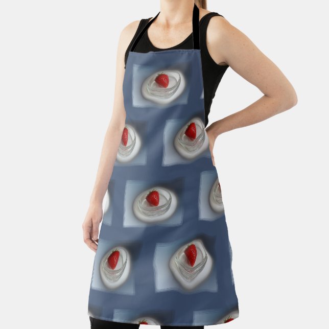 A strawberry in a cup apron (Insitu)