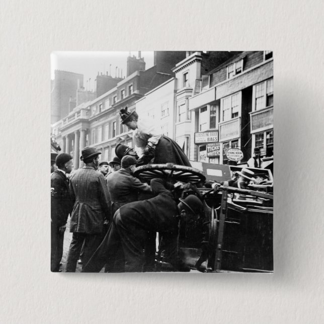 A Street Accident Pinback Button (Front)