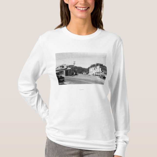 A Street Corner Scene T-Shirt (Front)