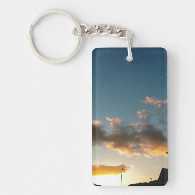 A street crowned with stars keychain (Front)