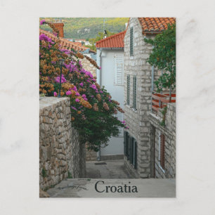 A Street in Rab Croatia Postcard