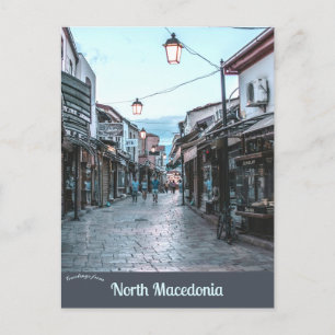 A Street in Skopje North Macedonia Postcard