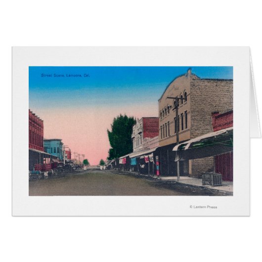 A Street SceneLemoore, CA Cards (Front Horizontal)