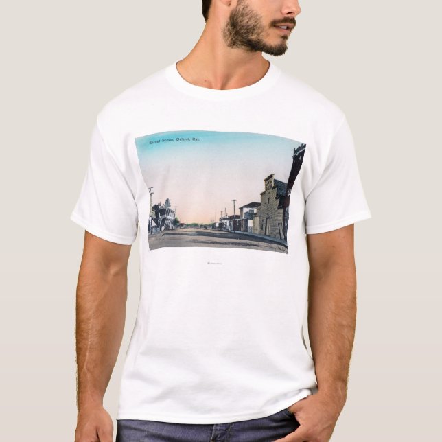 A Street SceneOrland, CA T-Shirt (Front)
