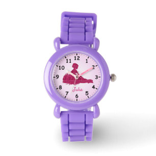 A Striking and Glittery Ballerina Personalize Watch