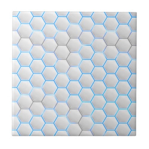 A striking futuristic design made in the form of p ceramic tile