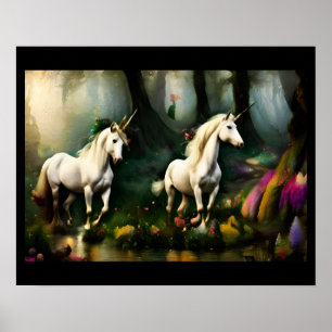 A Stroll Through the Mystical Forest Poster