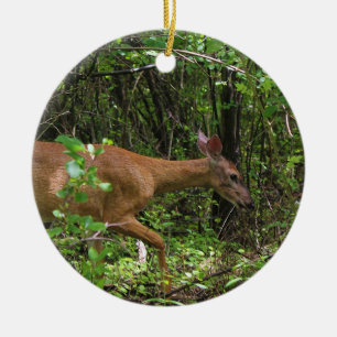 A Stroll Through the Woods Ceramic Ornament