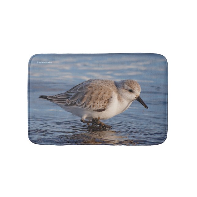 A Strolling Sanderling Bath Mat (Front)