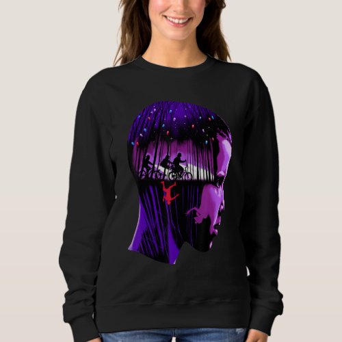 A Strong Girl Always Protects Friends In The Upsid Sweatshirt