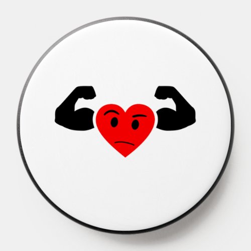 A strong heart is a healthy heart muscle design PopSocket