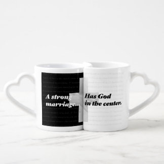 A Strong Marriage Has God In The Center Coffee Mug Set